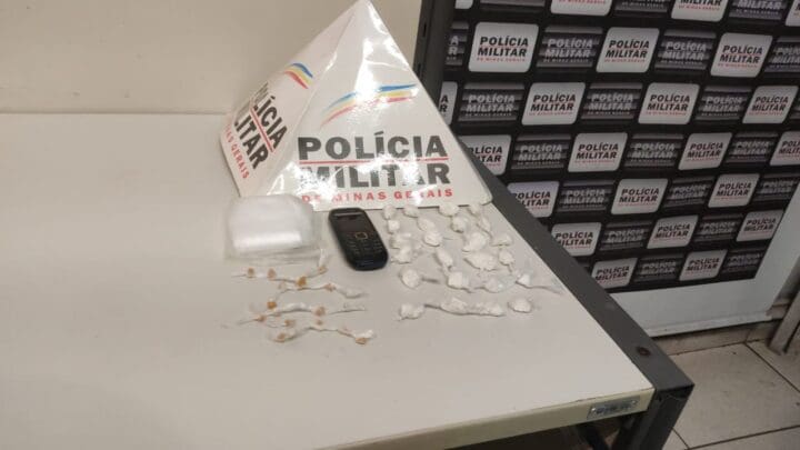 apreensão de drogas em Carmo do Cajuru