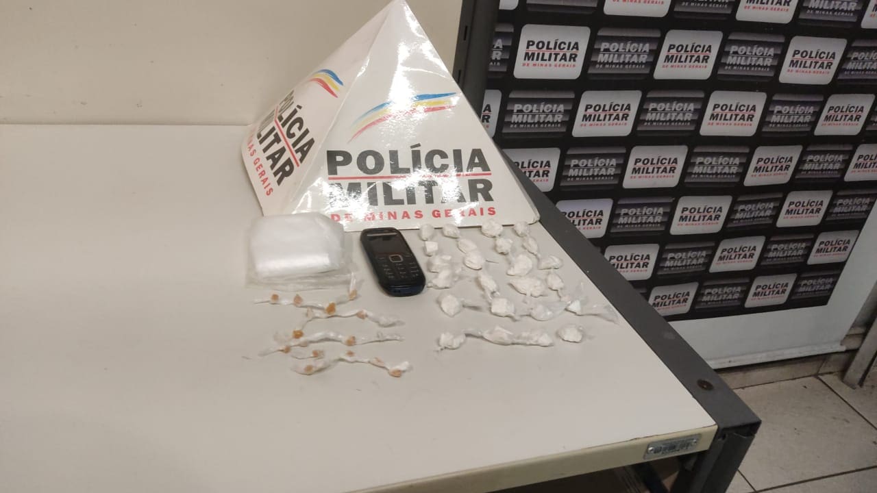 apreensão de drogas em Carmo do Cajuru