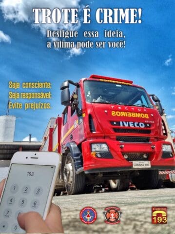 Corpo de Bombeiros faz alerta sobre trotes