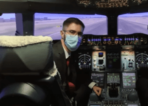 De Divinópolis para a Fly Emirates: piloto divinopolitano na cabine…