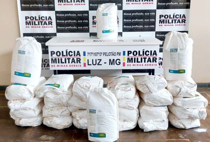 Carga recuperada pela PM