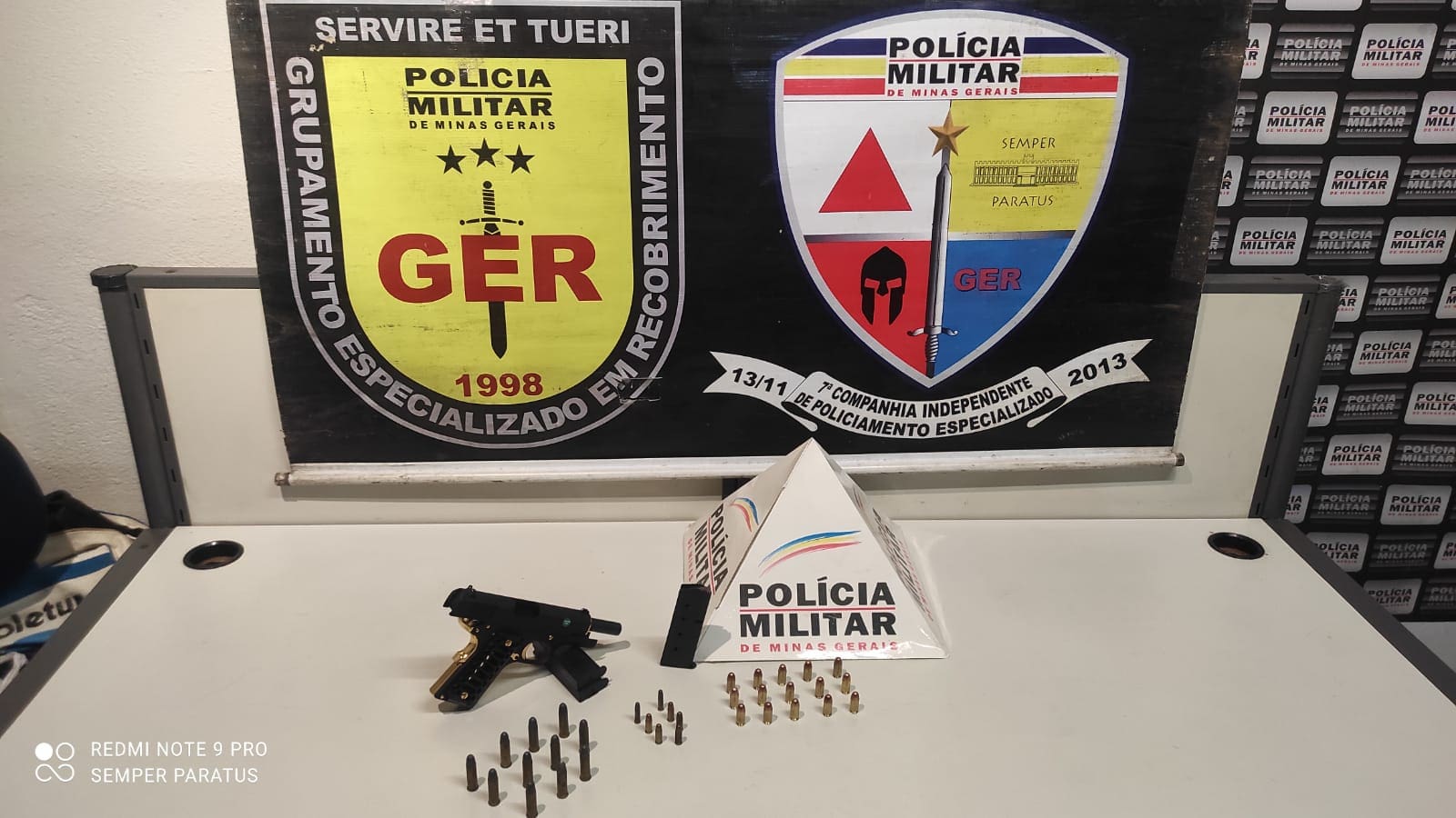 Polícia Militar prende autor por posse ilegal de arma de fogo