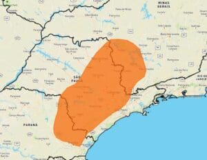 Não teve alerta para Divinópolis desta chuva nesta quarta-feira (19)