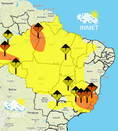 Chuva forte segue para o Nordeste de Minas aponta a previsão do tempo