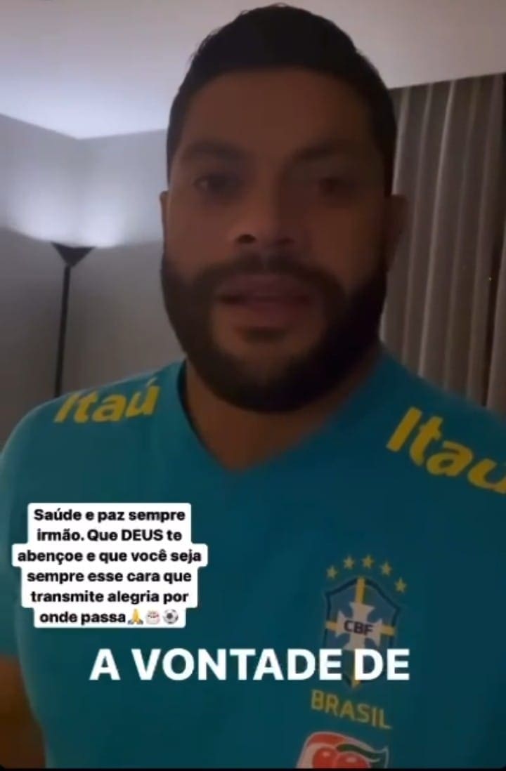 Hulk usa música do Dias de Truta para parabenizar Neymar por aniversário