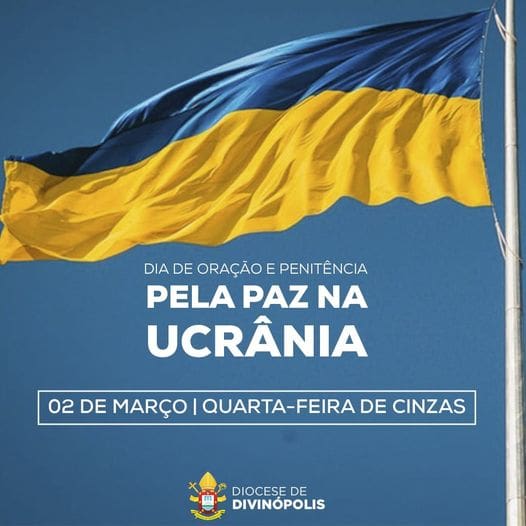 Diocese de Divinópolis reza pela paz na Ucrânia