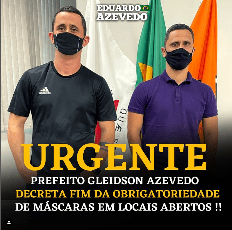 Divinópolis tem novos 1228 casos de Covid-19 após liberação das máscaras faciais