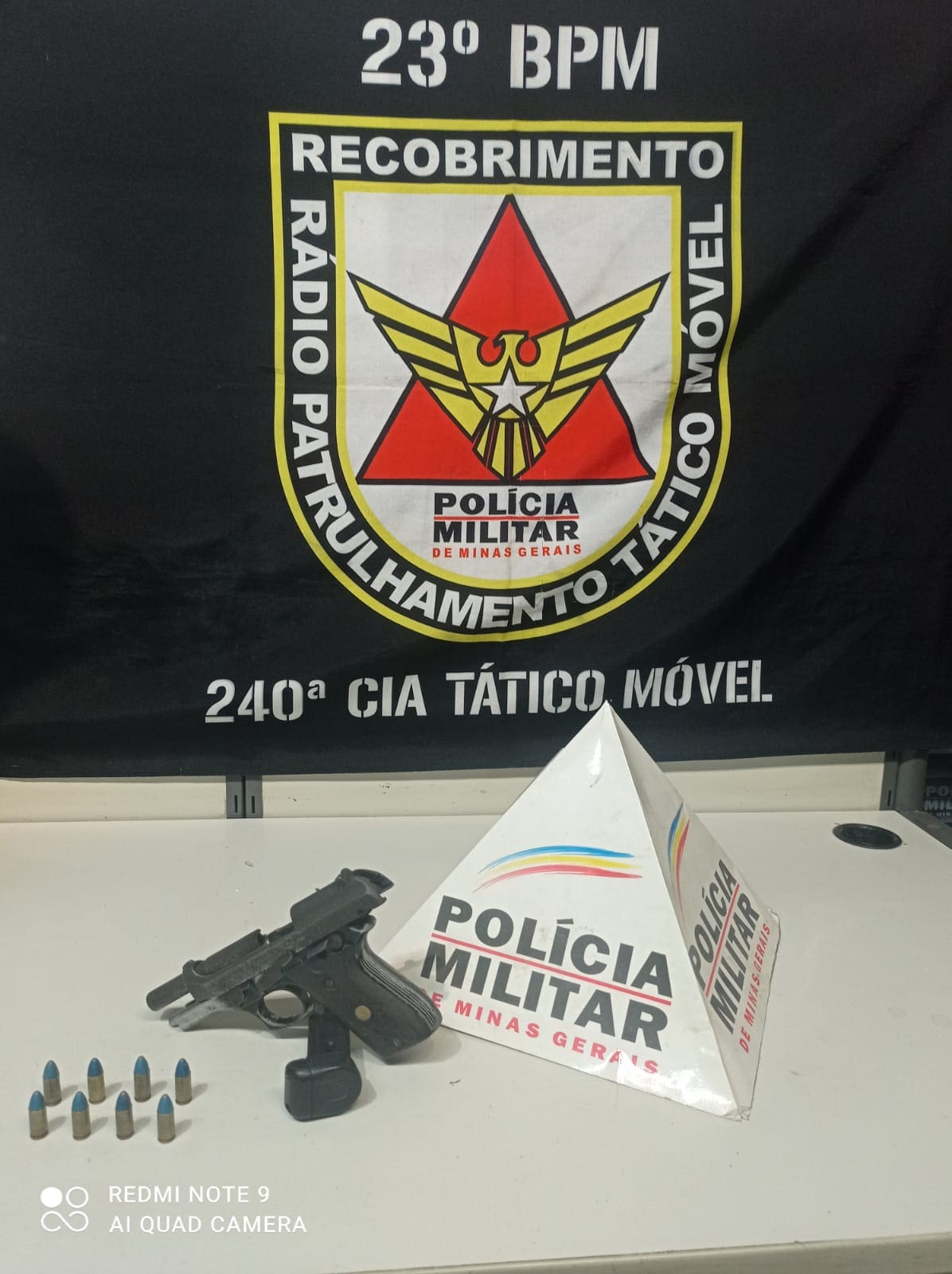 Polícia Militar apreende suspeito por posse ilegal de arma de fogo