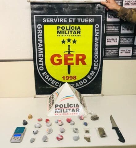 Apreensão de drogas no bairro Niterói