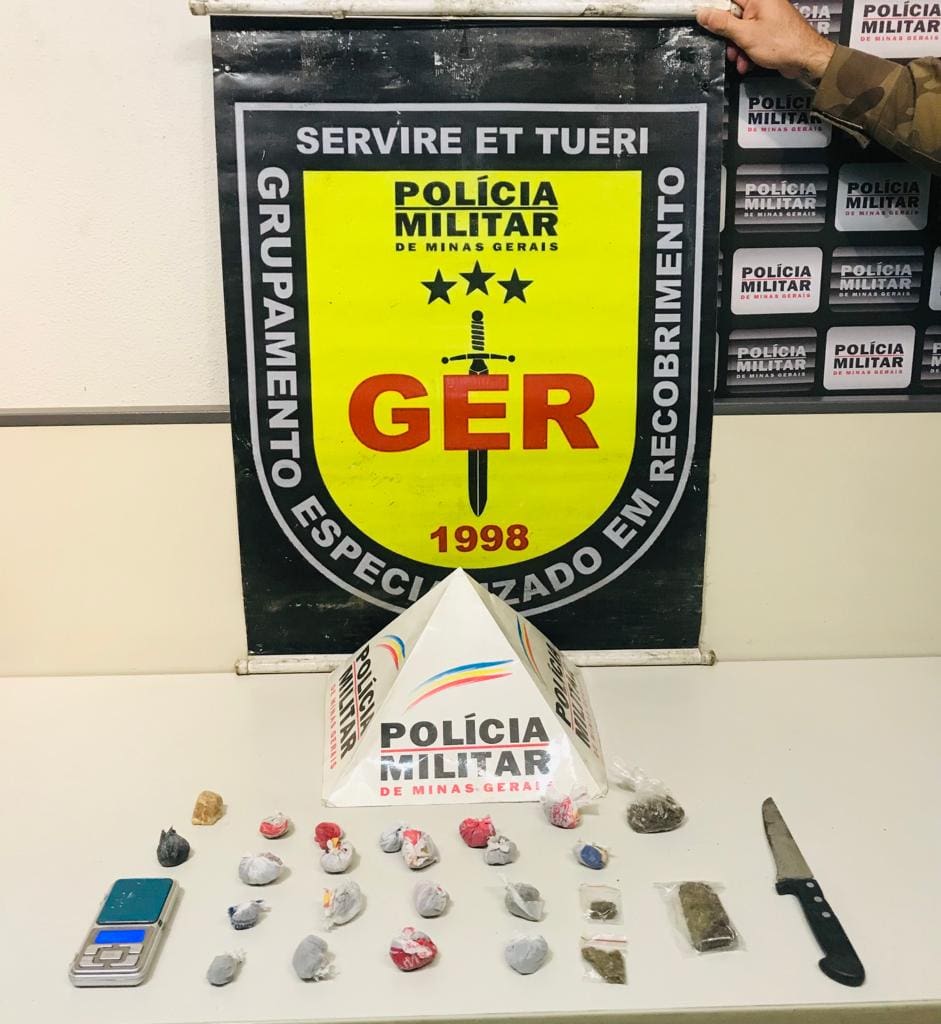 Apreensão de drogas no bairro Niterói
