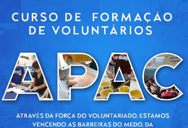APAC Divinópolis abre inscrições para curso de capacitação de voluntários