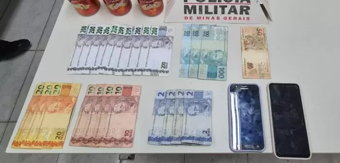 Igaratinga: PM prende casal que pagou com nota falsa em restaurante e recupera dinheiro da vítima