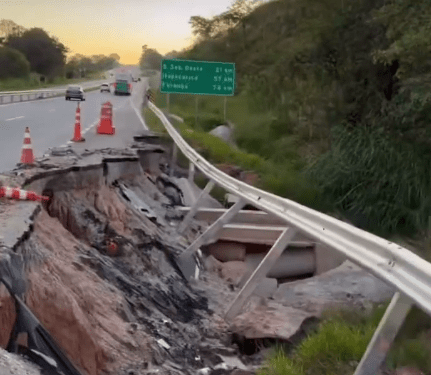 Nascentes das Gerais emite nota ap&oacute;s cobran&ccedil;a de vereadora sobre buraco na MG 050