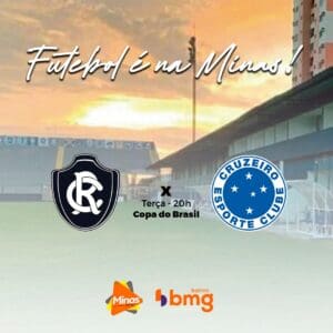 Para passar da terceira fase da Copa do Brasil depois de 2 anos. Remo x Cruzeiro. A Minas FM transmite.