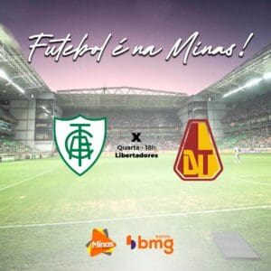 Coelho precisa da vit&oacute;ria na Libertadores para encostar no l&iacute;deres. Am&eacute;rica x Deportes Tolima. A Minas FM transmite.
