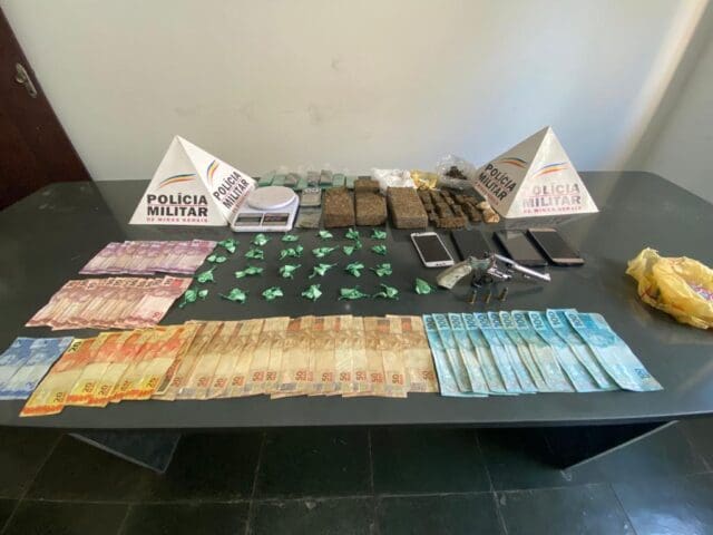 PM prende suspeito, faz grande apreensão de drogas e arma utilizada em tentativa de homicídio