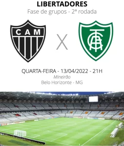 Jogo hist&oacute;rico pela Libertadores. Atl&eacute;tico x Am&eacute;rica. A Minas FM transmite.