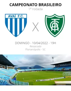 Am&eacute;rica estreia no Brasileir&atilde;o querendo repetir a campanha de 2021. Ava&iacute; x Am&eacute;rica.