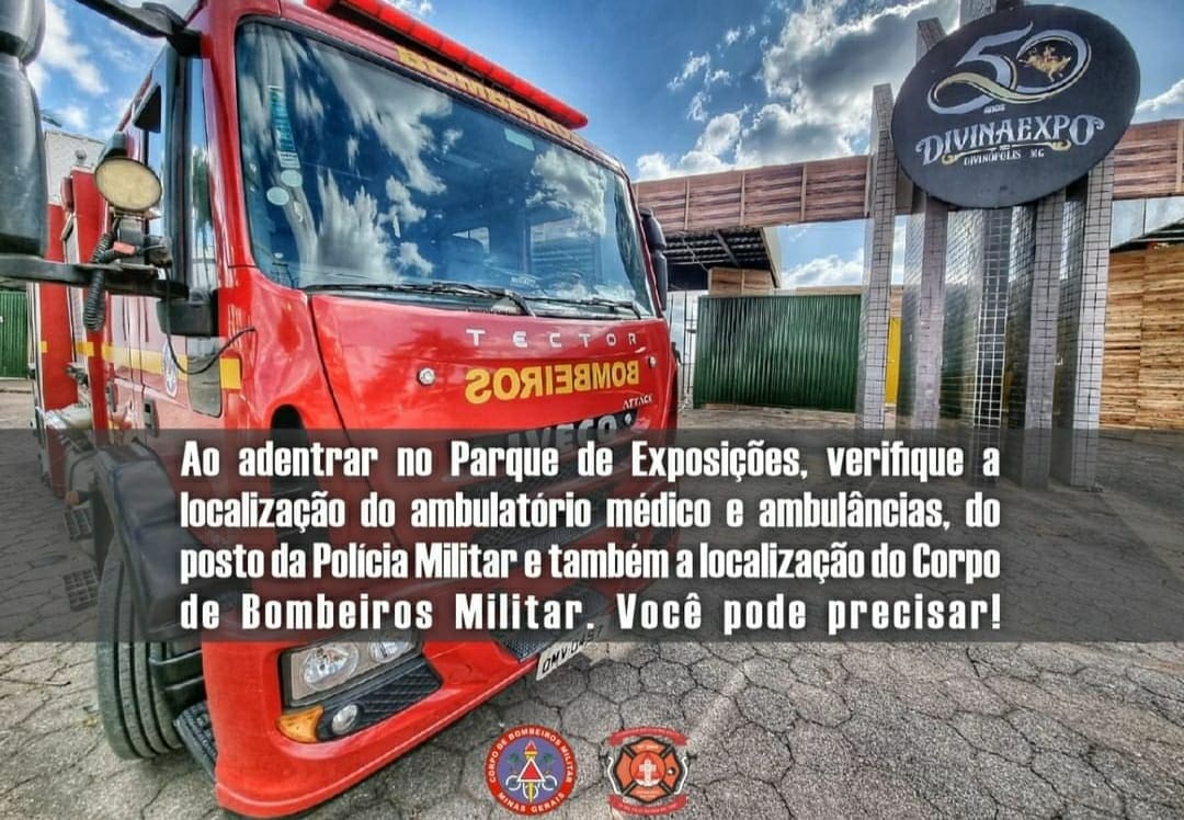 Corpo de Bombeiros orienta sobre segurança na festa