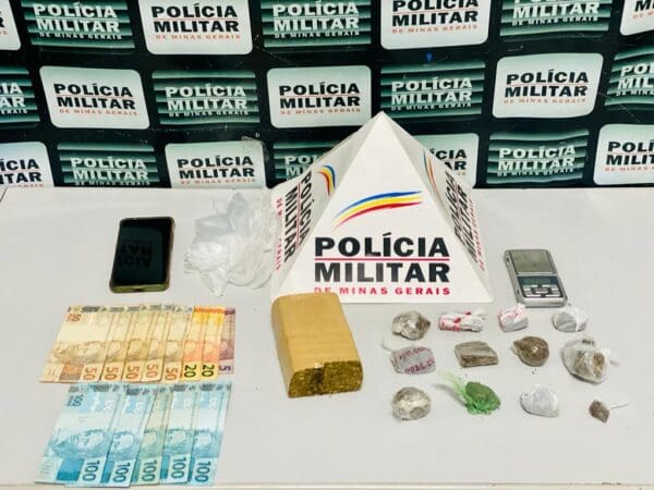 Pará de Minas: PM realiza prisão de homem por tráfico de drogas após denúncia