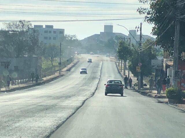 Obras Prefeitura: Veja como está Avenida Paraná próxima ao Parque de Exposições