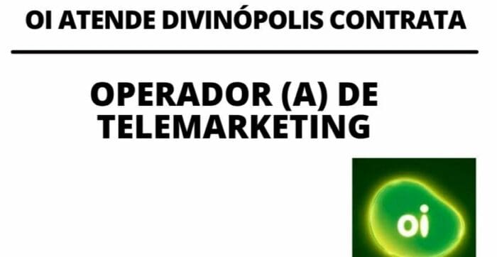 Oportunidade de emprego: Oi Atende Divinópolis está com vagas abertas