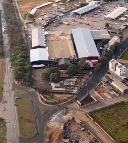 Prato Rural: Imagens aéreas do Parque de Exposições neste sábado (28)