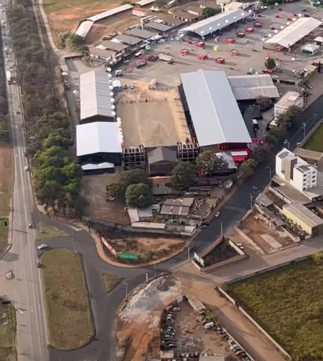 Prato Rural: Imagens aéreas do Parque de Exposições neste sábado (28)