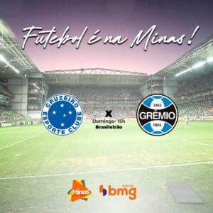 &Eacute; cl&aacute;ssico na s&eacute;rie B valendo a ponta da tabela. Cruzeiro x Gr&ecirc;mio. A Minas FM transmite.