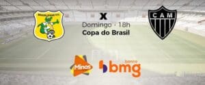 Galo vai de &ldquo;alternativo&rdquo; para chegar as oitavas da Copa do Brasil. Brasiliense x Atl&eacute;tico. A Minas FM transmite