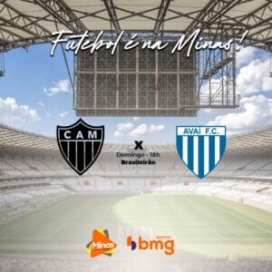 Hora de focar no Brasileir&atilde;o e tentar a lideran&ccedil;a. Atl&eacute;tico x Ava&iacute;. A Minas FM transmite.