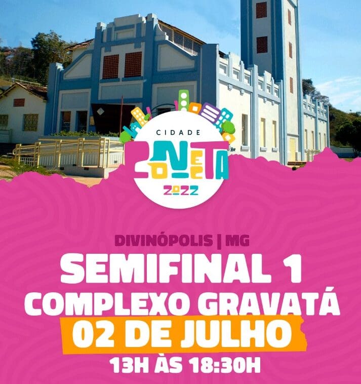 1ª Edição do Cidade Conecta acontece dia 02 de julho no Teatro Gravatá