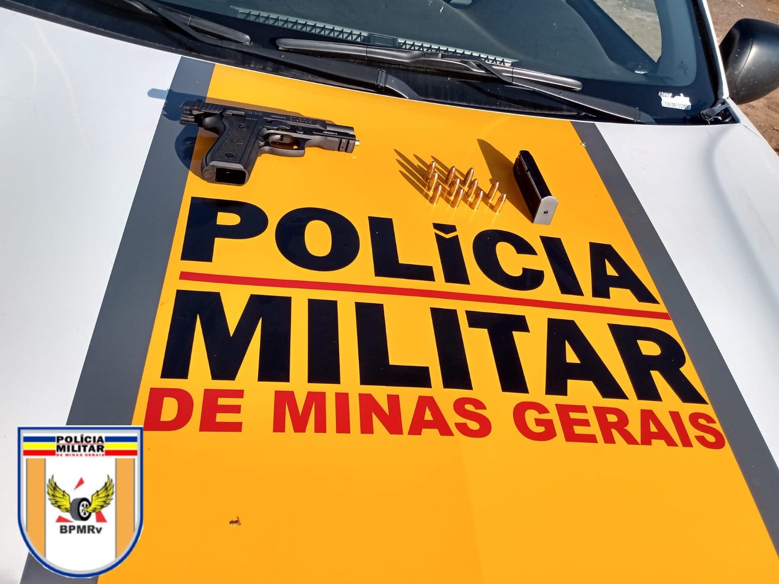 Durante operação Corpus Christi, homem é preso e arma é apreendida pela PMR