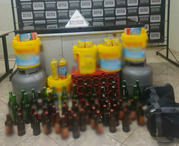 Abaeté: Bandidos invadem clube e furtam cervejas e botijões de gás