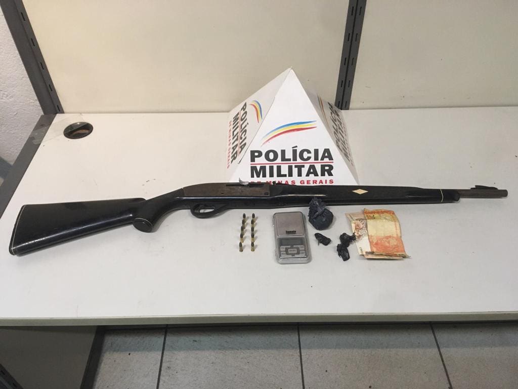 Homem preso no bairro Maria Helena