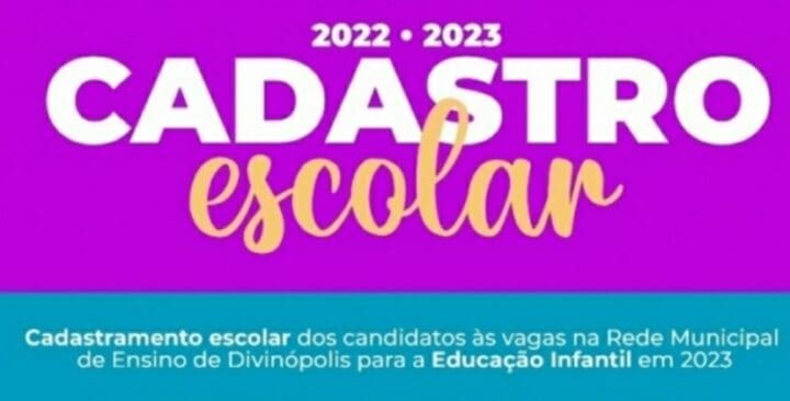 Saiba como fazer o Cadastro Escolar para Educa&ccedil;&atilde;o Infantil 2023
