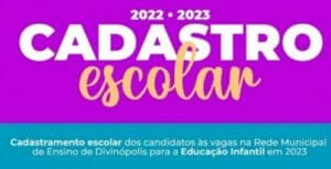 Saiba como fazer o Cadastro Escolar para Educa&ccedil;&atilde;o Infantil 2023