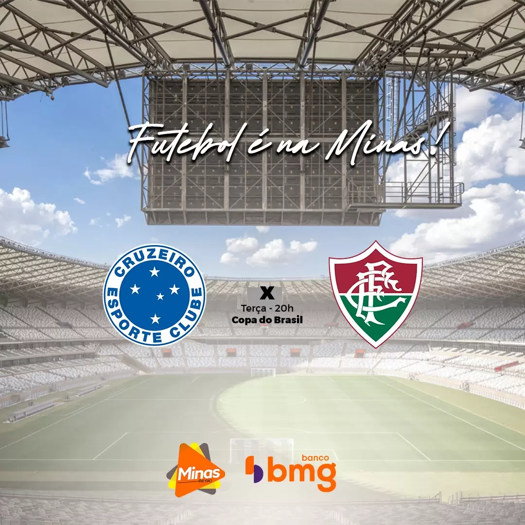 Acompanhe na Minas FM: Cruzeiro x Fluminense