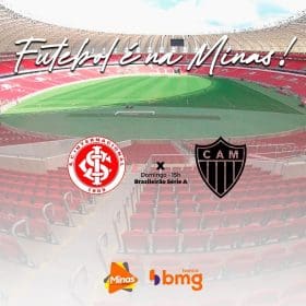 Na nova era Cuca, Galo precisa da vit&oacute;ria. Internacional x Atl&eacute;tico. A Minas FM transmite.