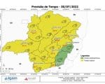 Frente fria provoca chuva, mas n&atilde;o deve ser suficiente para chegar at&eacute; a regi&atilde;o centro oeste de Minas