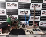Veja vídeo: PM prende quadrilha especializada em roubo de caixas eletrônicos em Santo Antônio do Monte