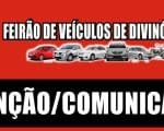 Feir&atilde;o de Ve&iacute;culos n&atilde;o ser&aacute; realizado no domingo (30)