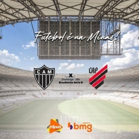 Vencer para n&atilde;o deixar o Brasileir&atilde;o escapar. Atl&eacute;tico x Athletico. A Minas FM transmite.