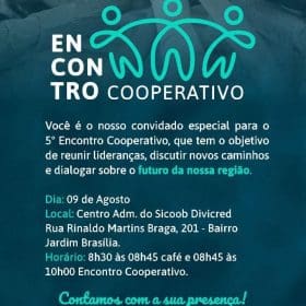 Sicob Divicred prepara 5º encontro Cooperativo