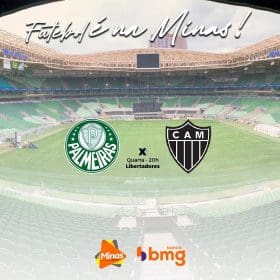 Hora da verdade para o Galo. Palmeiras x Atl&eacute;tico. A Minas FM transmite.