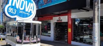 Est&uacute;dio M&oacute;vel da Radio Nova Sertaneja esta AO VIVO direto do Aniversario de 52 anos da Divin&oacute;polis Cal&ccedil;ados