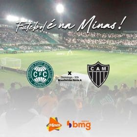 Se reencontrar em 2022, esta &eacute; a miss&atilde;o. Coritiba x Atl&eacute;tico. A Minas FM transmite