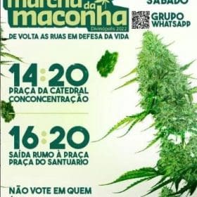 Marcha da Maconha em Divin&oacute;polis ser&aacute; dia 17 de setembro