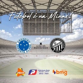 Agora &eacute; a hora de voltar. Cruzeiro x Oper&aacute;rio. A Minas FM transmite.
