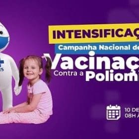 Com atra&ccedil;&otilde;es para crian&ccedil;as, Divin&oacute;polis realiza neste s&aacute;bado (10) evento para intensificar vacina&ccedil;&atilde;o contra a poliomielite